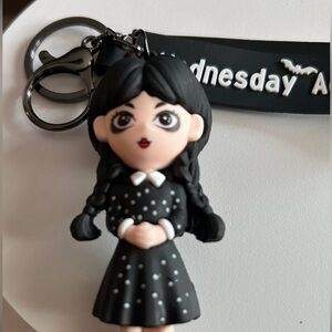 WEDNESDAY ADDAMS KEYCHAIN CUTE FOR BACKPACKS!